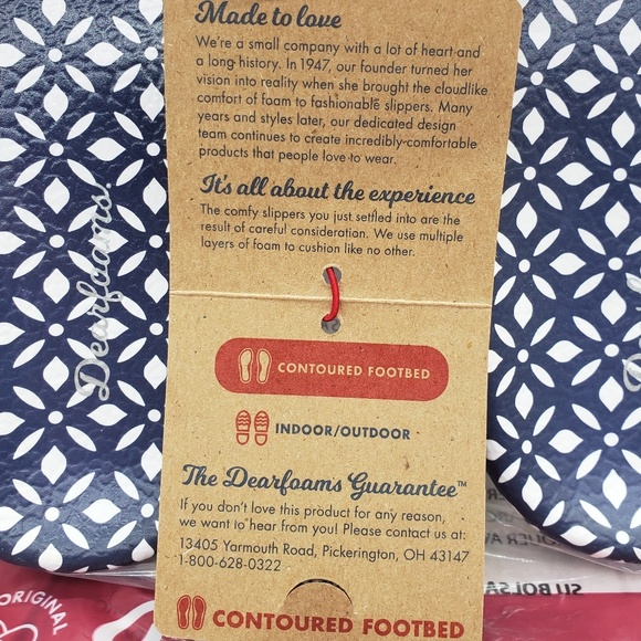 Dearfoams Printed Slide Sandal - Picture 4 of 4